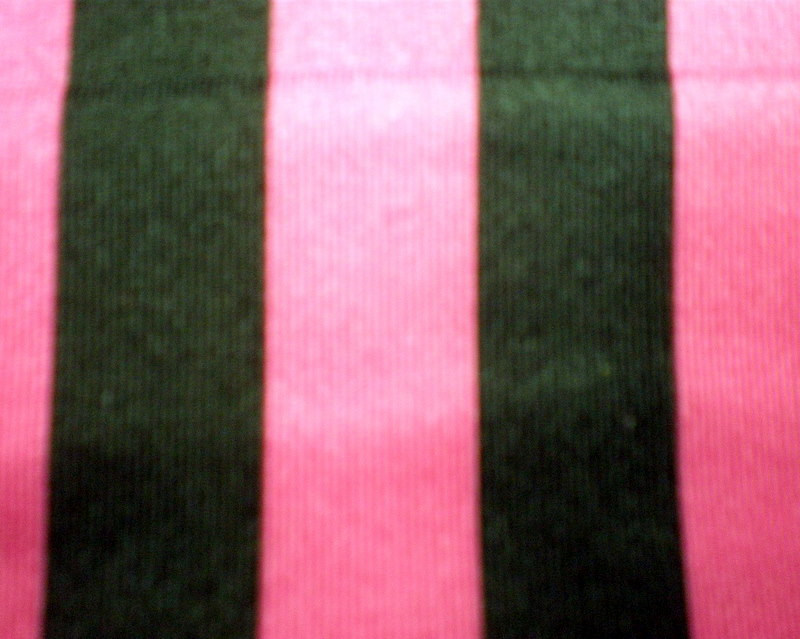 10.Fuchsia-Black 1/2" 4Way Stripes